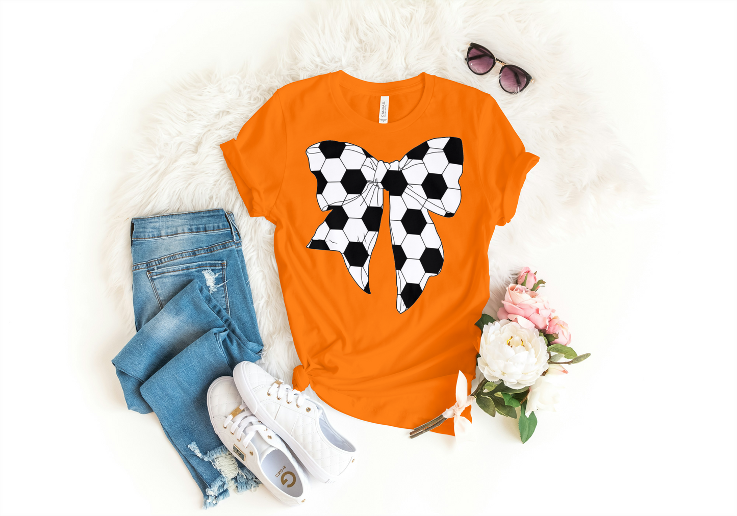 Soccer Bow Tee ⚽️🎀