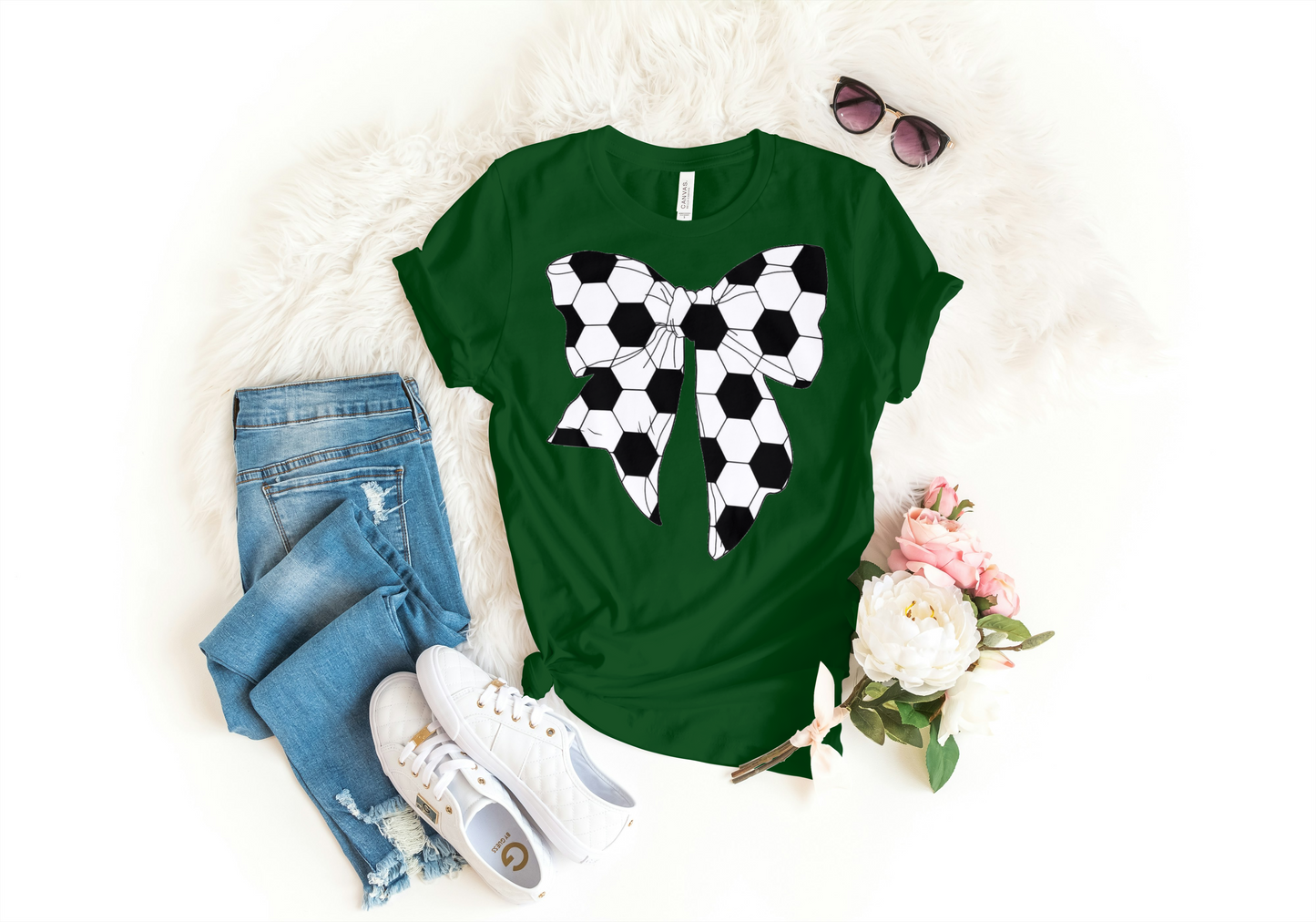 Soccer Bow Tee ⚽️🎀