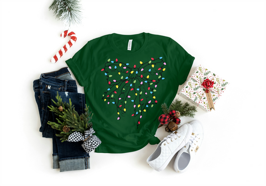 Christmas Light Tee 🎄