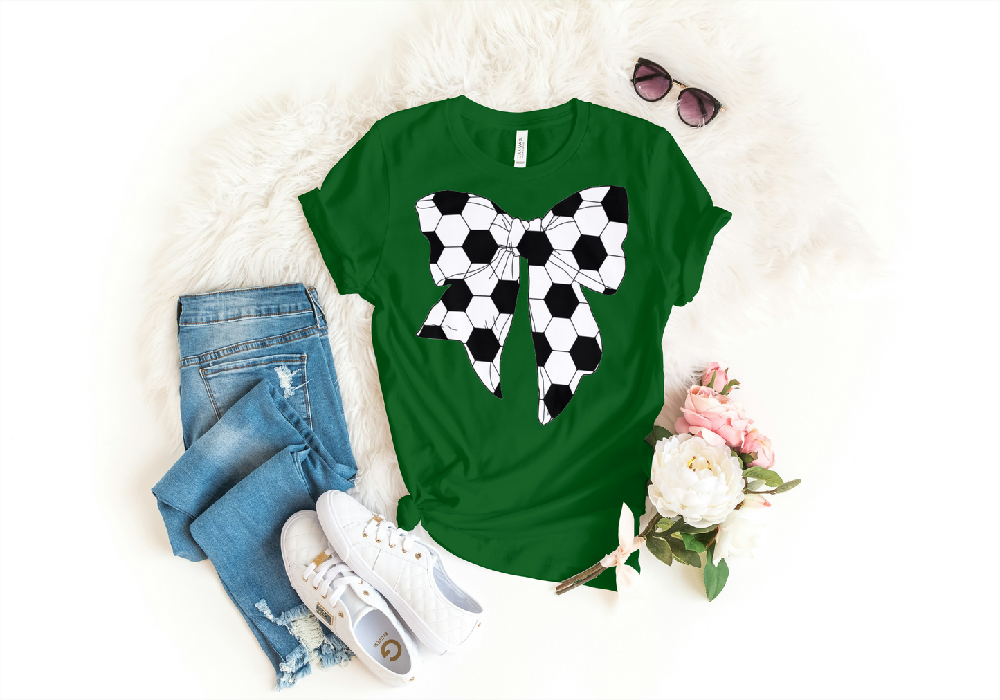 Soccer Bow Tee ⚽️🎀