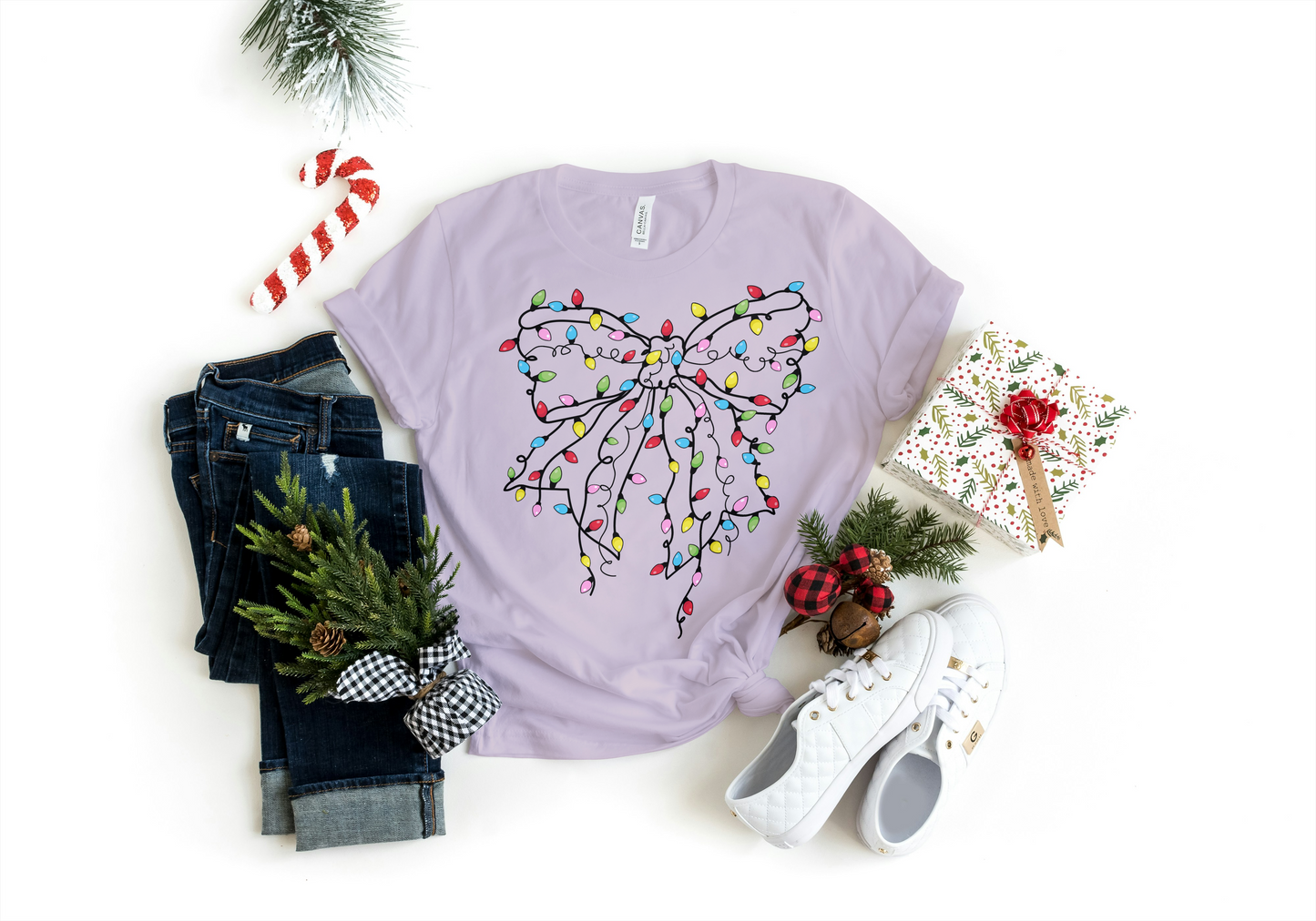 Christmas Light Tee 🎄